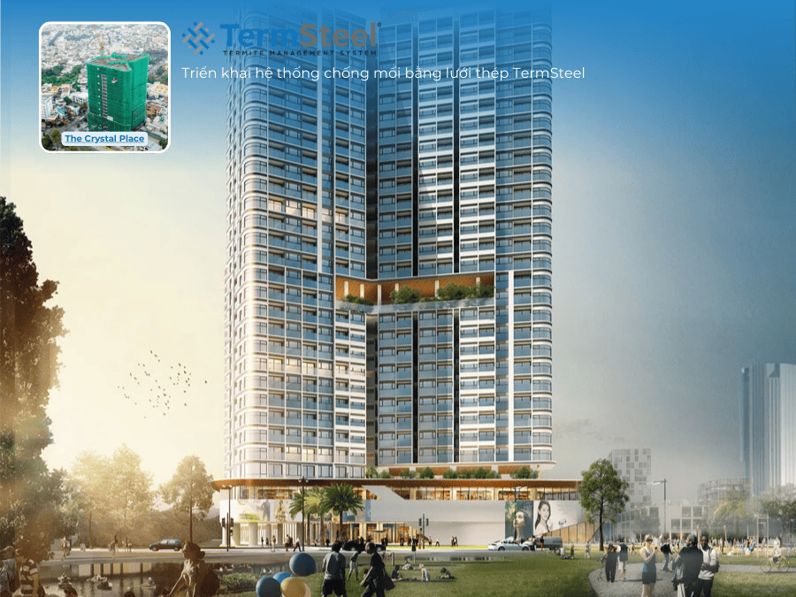 Chung cư cao tầng kết hợp thương mại - The Crystal Place